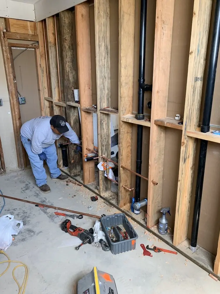 Commercial rough-in plumbing for Gas Line Repair in Verona Heights